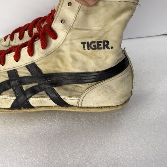 ASICS Onitsuka Tiger Wrestling Shoes Size 9.5 Rare And First ASICS Shoe VTG 70s main image 7